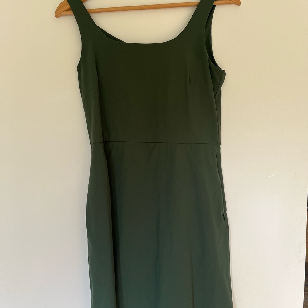 Alder Apparel Activewear Forest Green Mini Dress